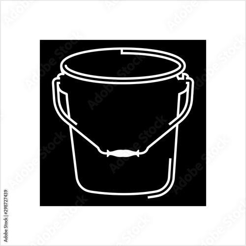 Bucket Icon, Water Bucket Icon