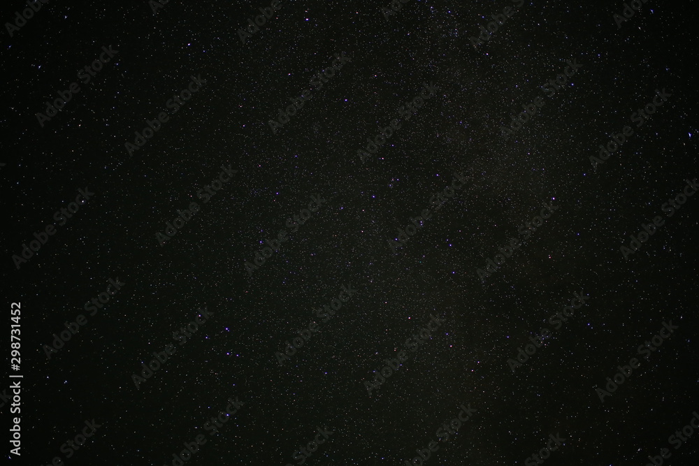 Starry sky in a clear and cold night Starry sky in a clear and cold night