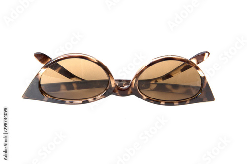 Tiger Frame Sunglasses on white background