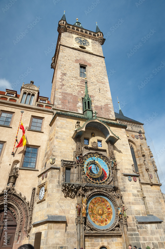 astronomical clock tower in prague