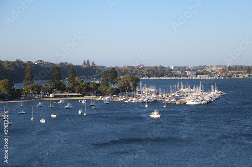 Swan River Perth view from the Peppermint Grove, Western Australia