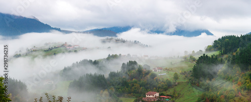 aramaio valley in Basque Country 