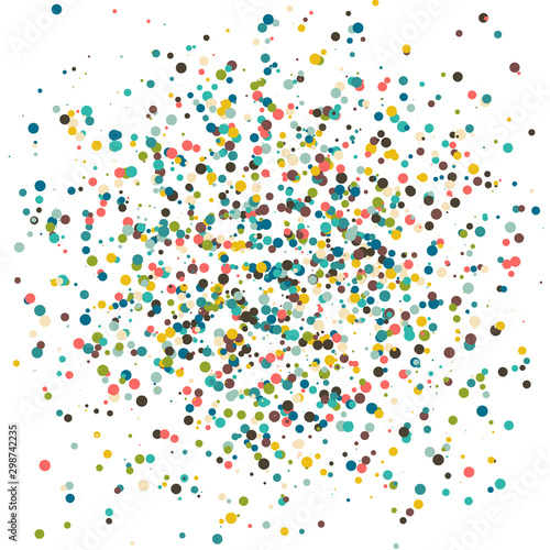 Colorful Universe Distribution Computational Generative Art background illustration