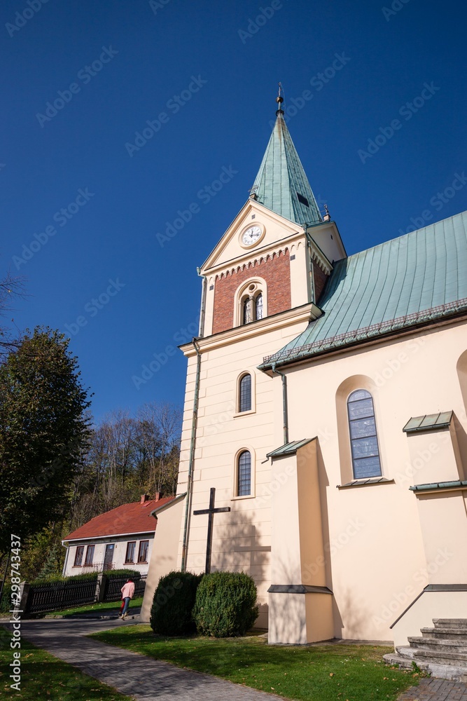 St. John the Baptist Roman Catholic Church in Lanckorona, Poland