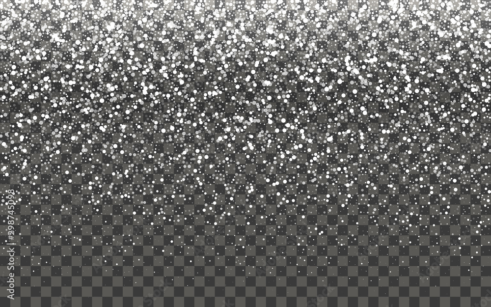 Snowfall and falling snowflakes Snowfall and falling snowflakes