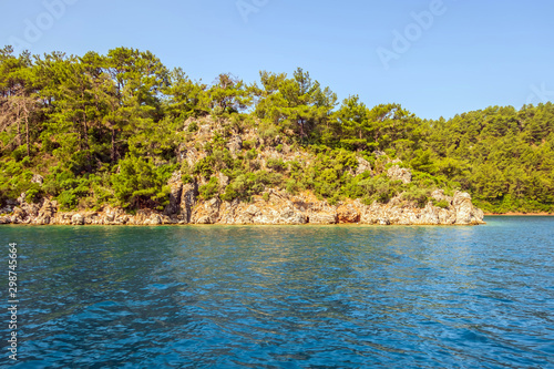 Seascape island in Greece © Emoji Smileys People