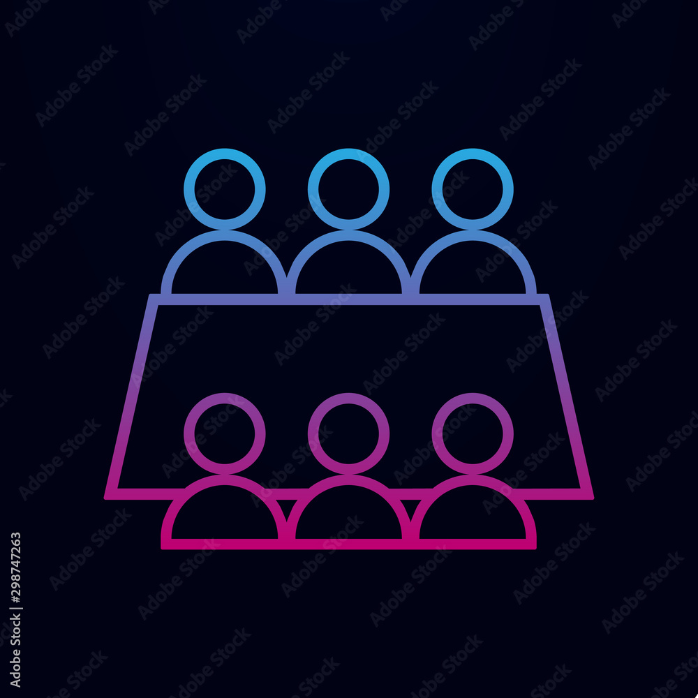 Stake holders nolan icon. Simple thin line, outline vector of web, mix icons for ui and ux, website or mobile application Stake holders nolan icon. Simple thin line, outline vector of web, mix icons for ui and ux, website or mobile application