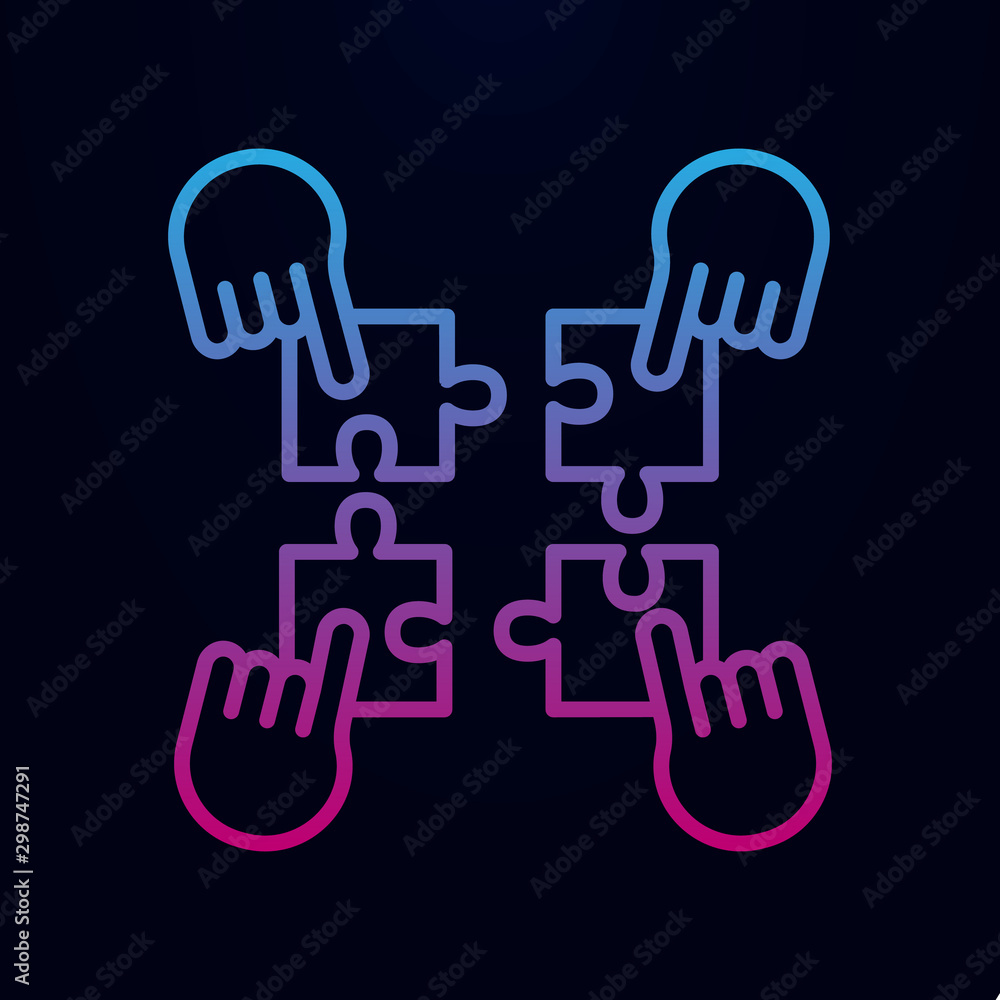 Team building nolan icon. Simple thin line, outline vector of web, mix icons for ui and ux, website or mobile application Team building nolan icon. Simple thin line, outline vector of web, mix icons for ui and ux, website or mobile application