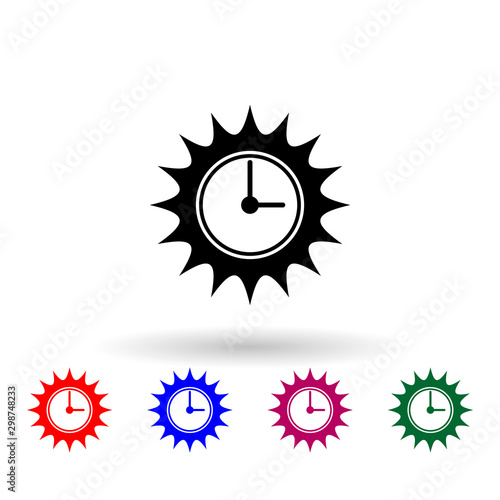 Imsak multi color icon. Simple thin line, outline vector of ramadan icons for ui and ux, website or mobile application