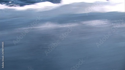 Wallpaper Mural Foam, waves and water on camera during movement of yacht. Yachting sport, sea journey and regatta as an active lifestyle. Torontodigital.ca