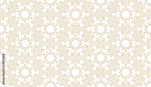 Seamless pattern background in authentic arabian style.