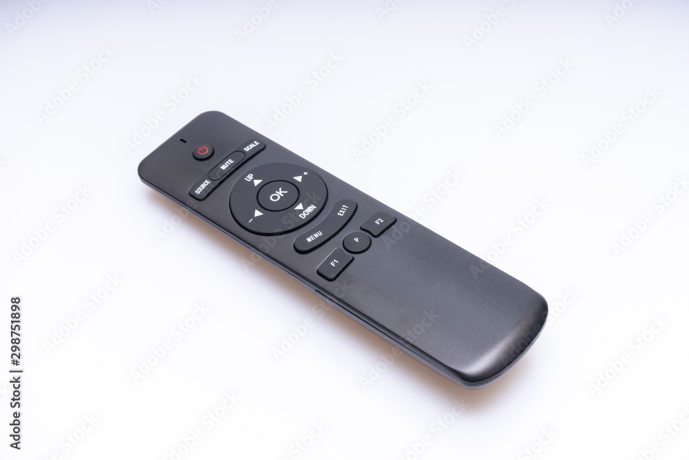 Hand holding a remote control Hand holding a remote control