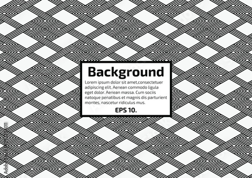 Black square geometric vector illustration eps10.