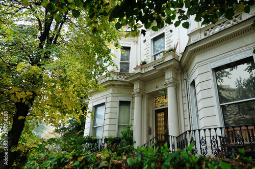 Photography Elegant private houses in London, England