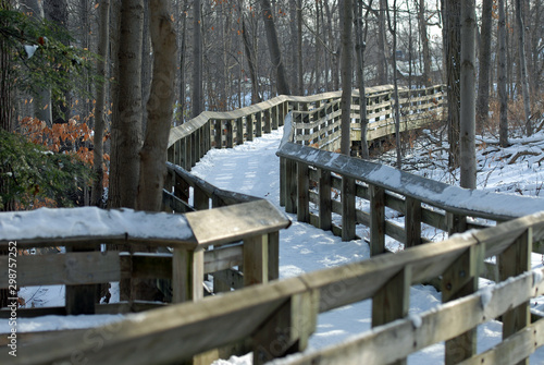 Winter Walkway at Brandywine Falls