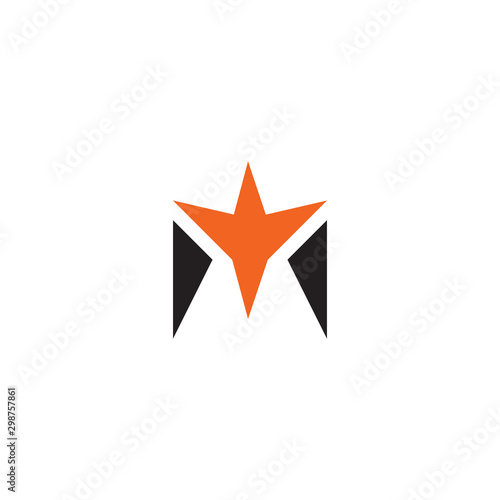 Free Download M letter initial icon logo design vector template - GFXLoad