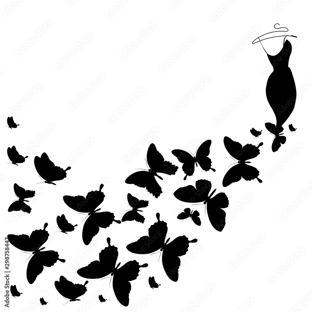 Naklejka premium dress17