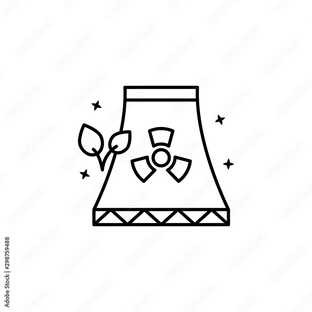 Protection environmental icon. Simple line outline vector of nuclear energy icons for ui and ux website or mobile application Protection environmental icon. Simple line outline vector of nuclear energy icons for ui and ux website or mobile application