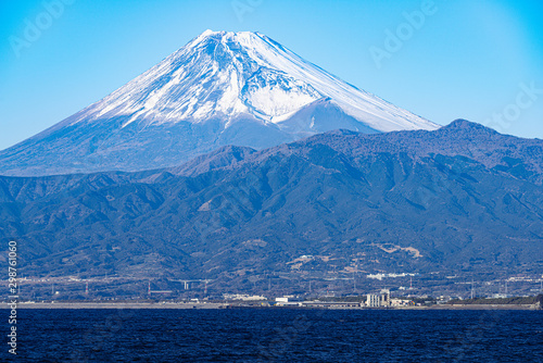 駿河湾と富士山