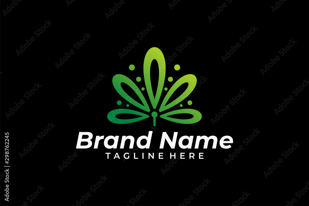 leaf logo icon vector isolated leaf logo icon vector isolated