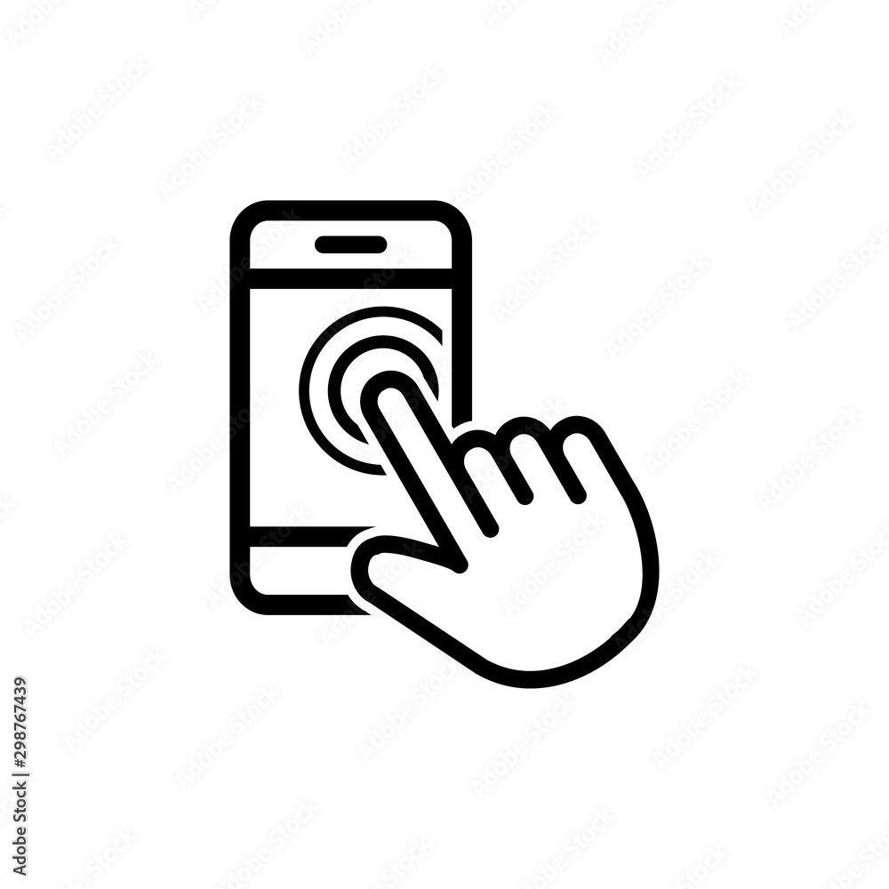 Touch screen icon Touch screen icon
