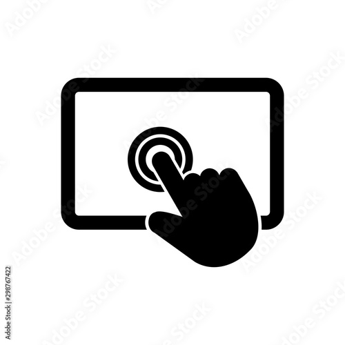 Touch screen icon