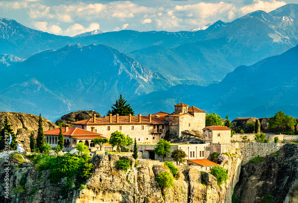 Obraz premium The Holy Trinity Monastery at Meteora in Greece