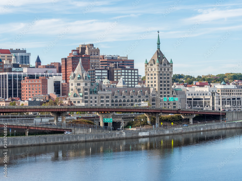 Panaroma of Albany downtown