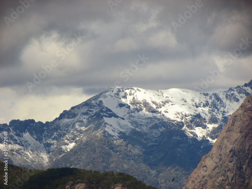 Montañas nevada. Cordillera de los Andes, Chile 