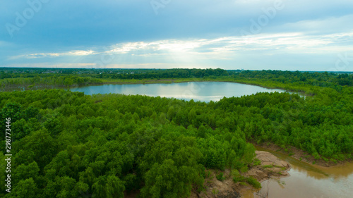 Brazos River Aerial Texas River Forest