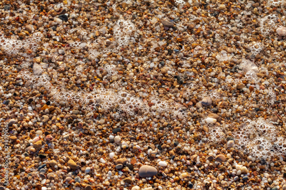 sea pebbles colored granite on the beach sea pebbles colored granite on the beach