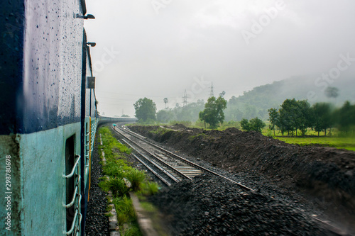 Indian Railway in Monsoon