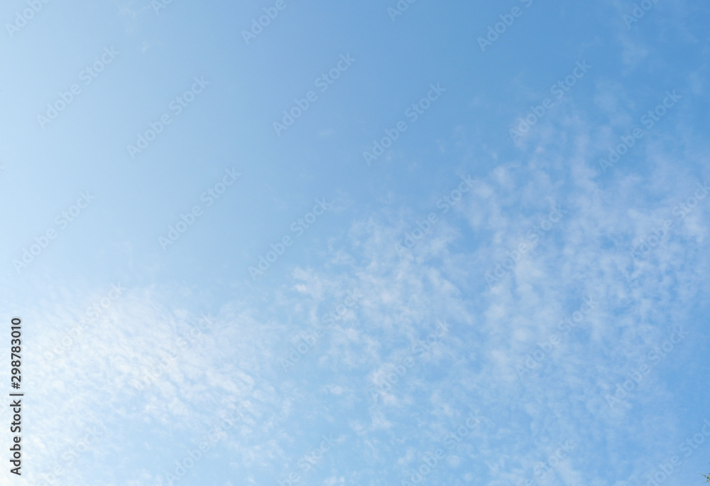 Altocumulus cloud on beautiful blue sky , Fluffy clouds formations at tropical zone Altocumulus cloud on beautiful blue sky , Fluffy clouds formations at tropical zone