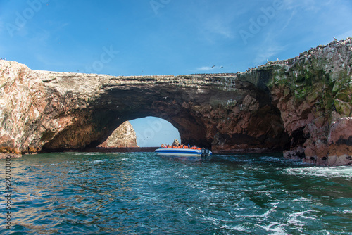 Ballestas Islands and Pacific Ocean in Paracas (Peru) photo