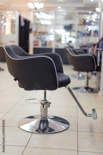 interior of a modern hairdressing salon