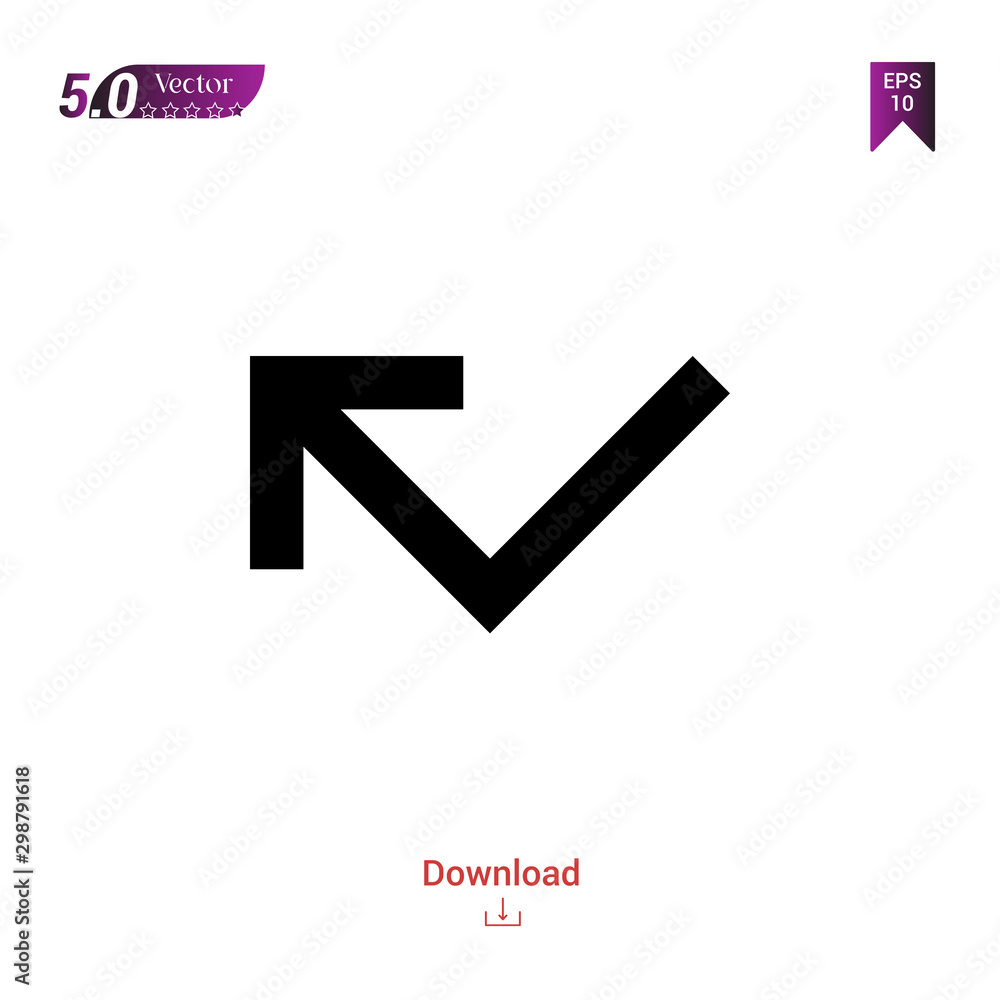 Outline Black left-arrow-missed-call icon vector isolated on white background. Graphic design, material-design icon, mobile application, logo, user interface. EPS 10 format vector Outline Black left-arrow-missed-call icon vector isolated on white background. Graphic design, material-design icon, mobile application, logo, user interface. EPS 10 format vector