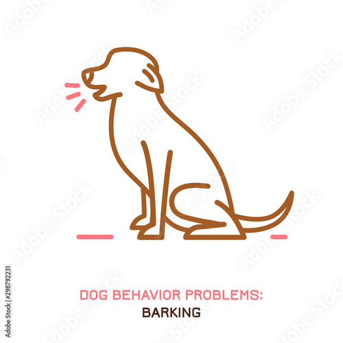 Dog Behavior Problem Icon