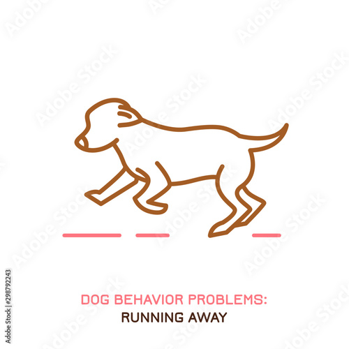 Dog Behavior Problem Icon