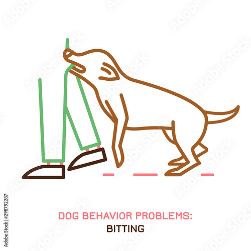 Dog Behavior Problem Icon