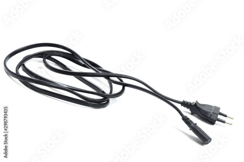 electric plug isolated on white background - Image
