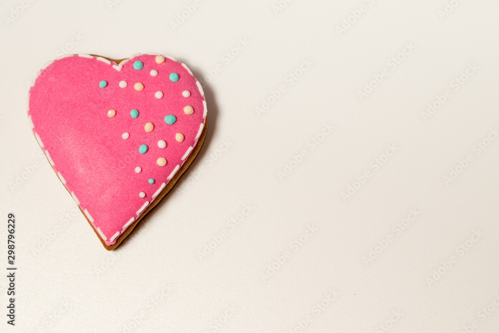beautiful colored heart on a light background Valentines Day beautiful colored heart on a light background Valentines Day