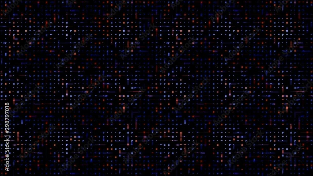 Digital technical grid with squares and lines. Abstract motion background. Seamless loop animation Digital technical grid with squares and lines. Abstract motion background. Seamless loop animation