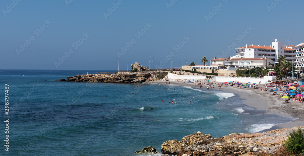Strand in Nerja Andalusien