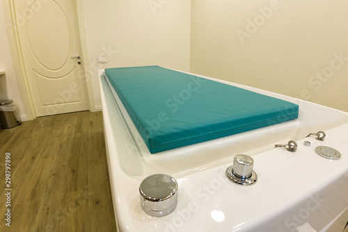 Medical room with spa bath for relaxation and rehabilitation spa treatments photo