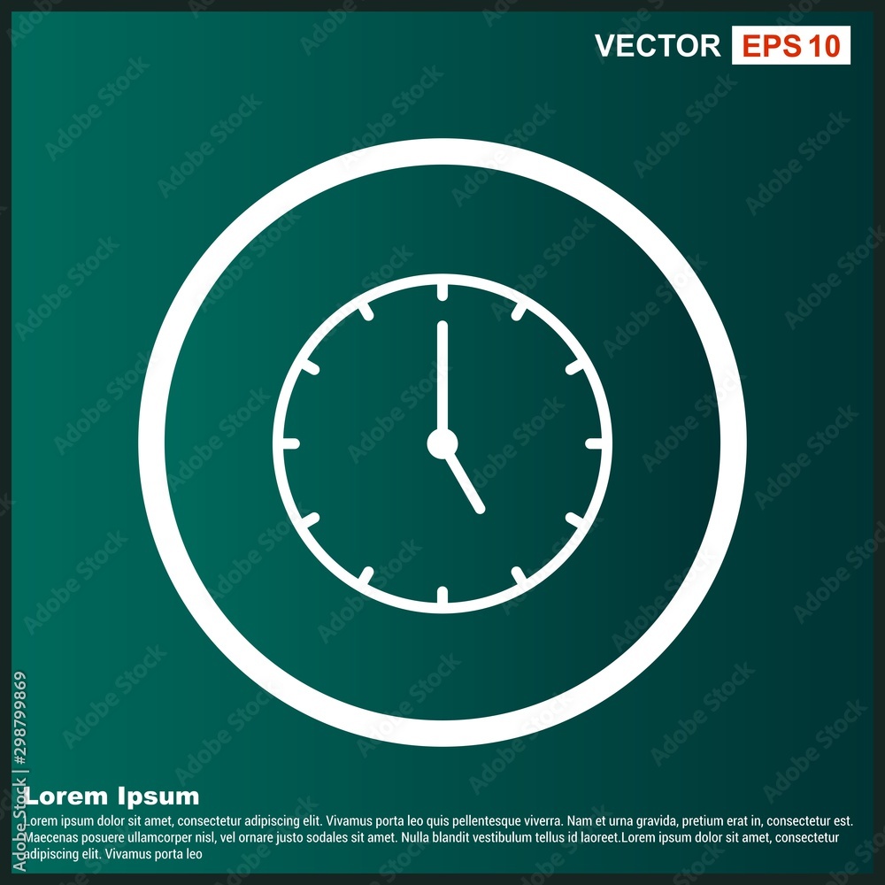 Clock Icon For Your Design,websites and projects. Clock Icon For Your Design,websites and projects.