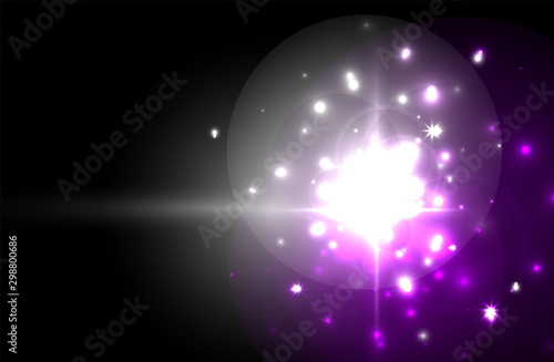 Wallpaper Mural Glowing neon light. Holiday decoration. Torontodigital.ca