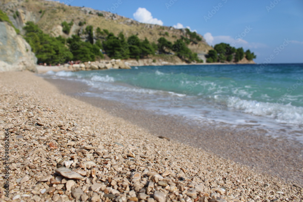 Riviera Beach Makarska - Plaża w Pięknej Zatoce