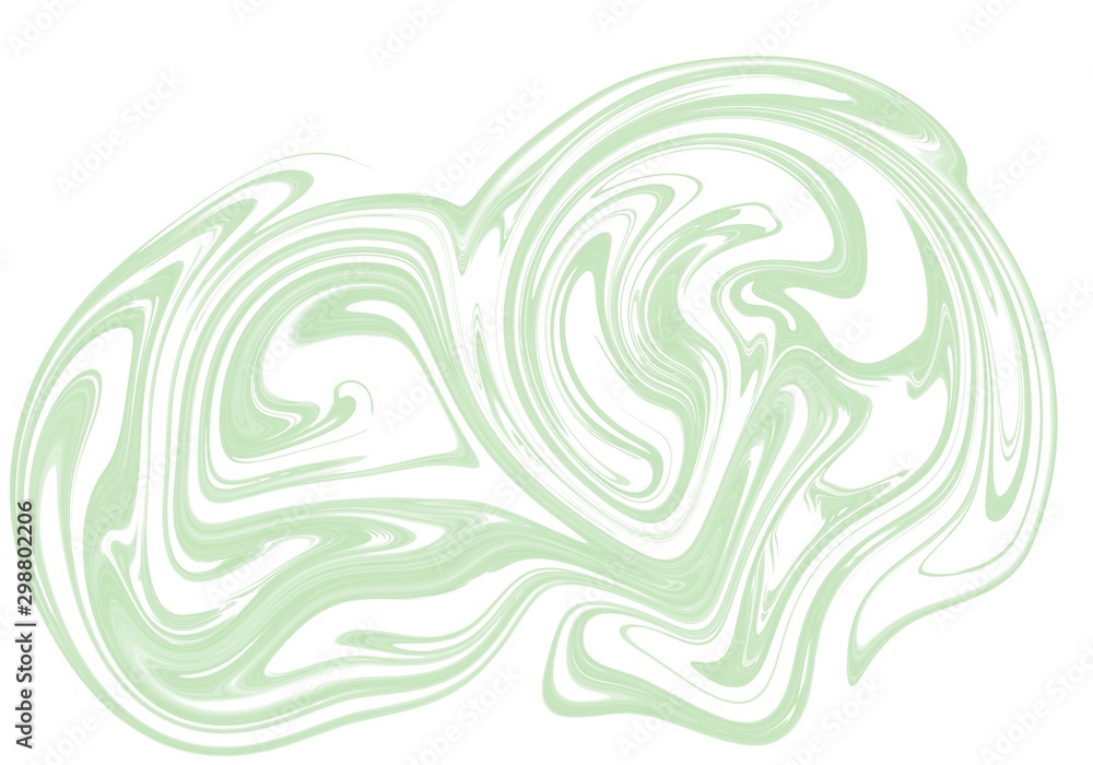 Fototapeta premium green marbled swirl abstract background patter