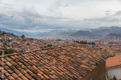 Panoramic view of Cusco (Peru)