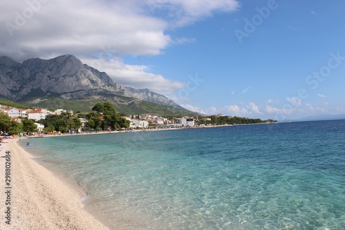 Obraz na płótnie Baska Voda Riviera Makarska w salonie